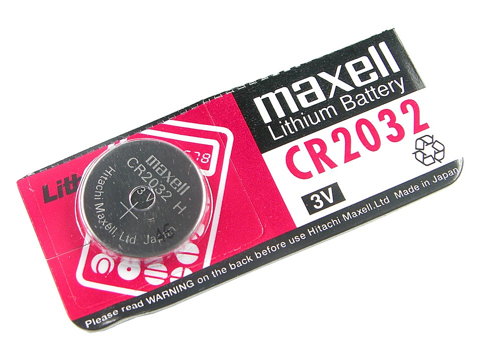 MAXELL cr2032 5 pilas de tipo botón de litio 3V