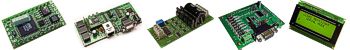 Circuitos electronicos para controlar robots, microporocesadores y microcontroladores.