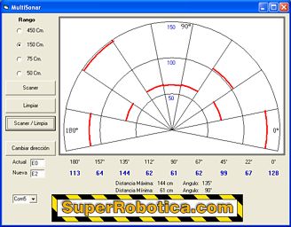 Aspecto del programa de control. Clic para ampliar