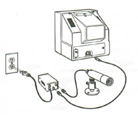 La camara se alimenta directamente desde el propio cable de video, facilitando mucho la instalación.