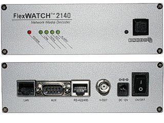 Conexiones del decodificador de video Flexwatch 2140