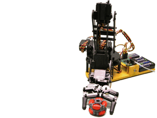 Brazo robot de 6 ejes movido por servos