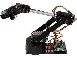 Otra vista del brazo robot 5 ejes
