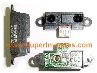 Aspecto del sensor GP2D12 de Sharp