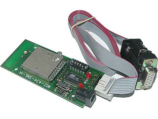 radio modem con alimentacion a 12V. Clic para ampliar