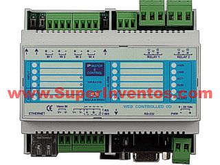 MODULO DE CONTROL IP XIKRA200 CARRIL DIN. Clic para ampliar