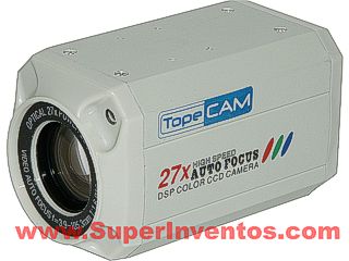 CAMARA COLOR CCTV CON ZOOM X27. Clic para ampliar