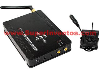 MINICAMARA ESPIA INALAMBRICA CON GRABACIÓN. Clic para ampliar