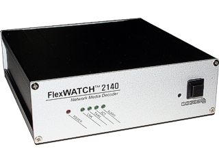 DECODIFICADOR DE VIDEO POR RED FLEXWATCH 2140. Clic para ampliar