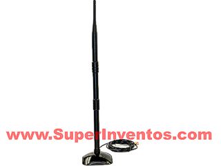 ANTENA OMNIDIRECCIONAL INTERIOR 9 DB WIFI 2,4 GHZ. Clic para ampliar