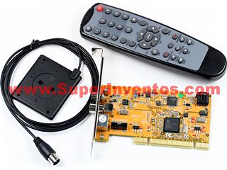 TARJETA PCI SINTONIZADOR TELEVISION TDT / RADIO Y VIDEO. Clic para ampliar