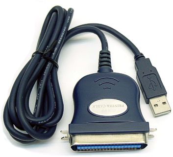 CONVERTIDOR DE USB A PUERTO PARALELO. Clic para ampliar