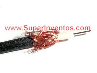 CABLE CAMARA RG59 POR METROS. Clic para ampliar