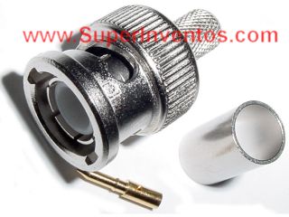 CONECTOR BNC MINI RG59 CRIMPAR. Clic para ampliar