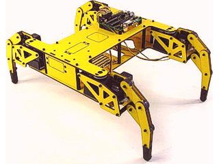 ROBOT QUADRAPOD CON SERVOS. Clic para ampliar