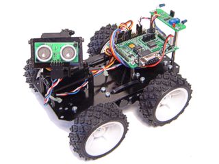 KIT ROBOT 4X4 ROVER X4E. Clic para ampliar