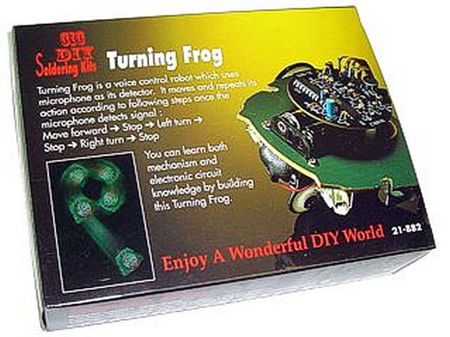 MINI KIT ROBOT TURNING FROG. Clic para ampliar