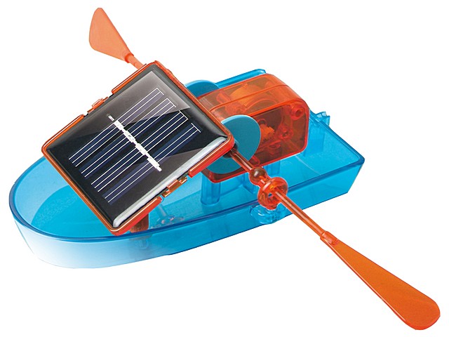 MINI KIT BARCA CON ENERGÍA SOLAR EDUCATIVO. Clic para ampliar