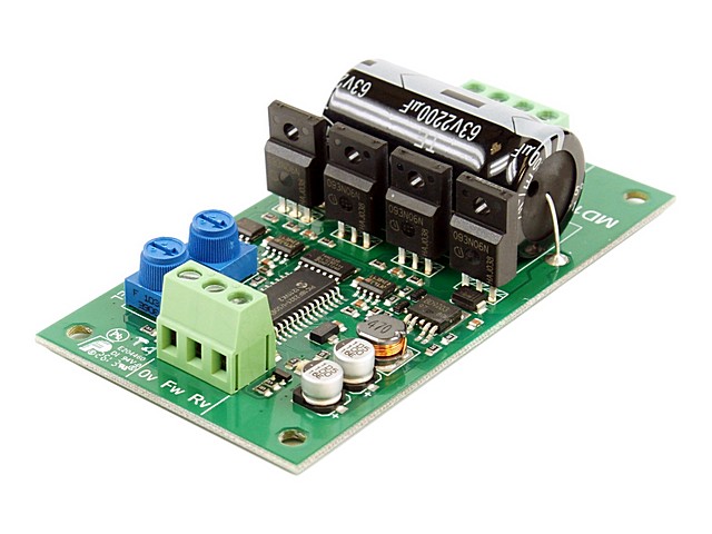 CONTROLADOR MOTORES SIMPLE DC 24V 5AMPERIOS MD14. Clic para ampliar