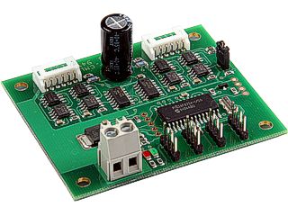 CONTROLADOR MOTORES DC DOBLE 3 + 3 AMPERIOS MD23. Clic para ampliar