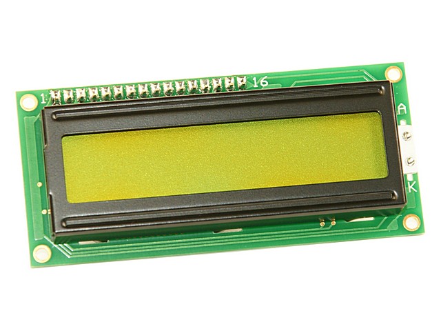 MODULO LCD I2C Y SERIE  2 X 16 LCD03 VERDE. Clic para ampliar