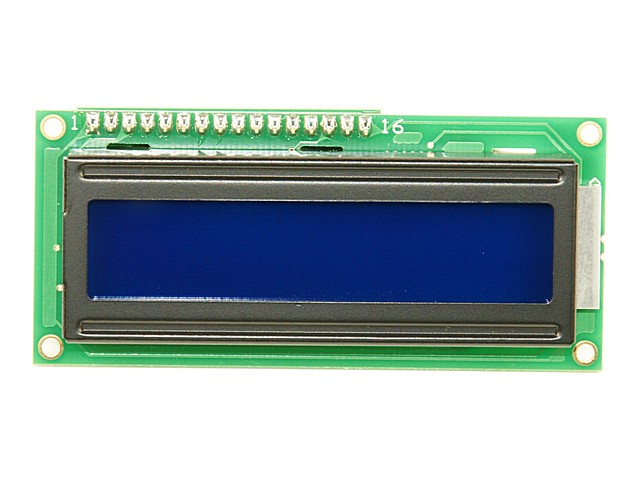 DISPLAY LCD  2 X 16 AZUL. Clic para ampliar