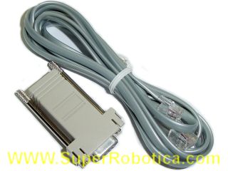 CABLE SERIE CONTROLADOR 8 SERVOS MINI SSC. Clic para ampliar