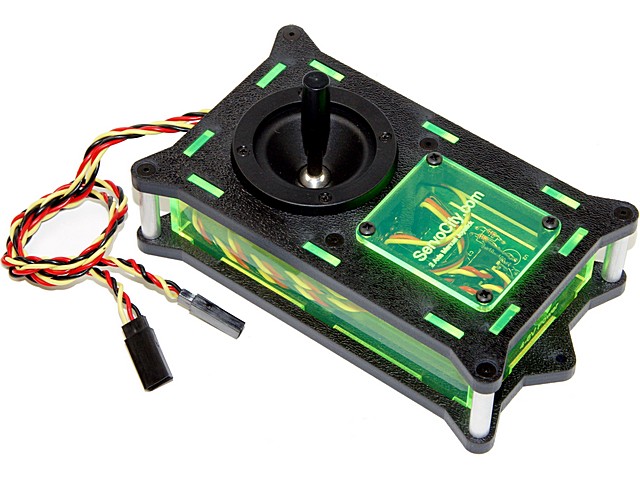 CONTROLADOR 2 SERVOS CON JOYSTICK. Clic para ampliar