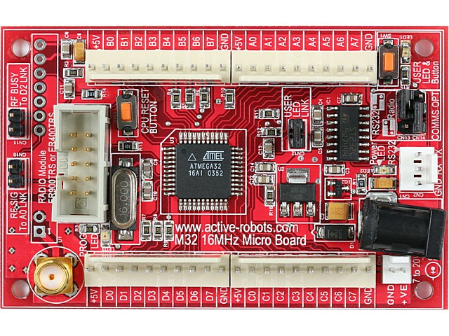 SISTEMA DE DESARROLLO PARA AT MEGA 32. Clic para ampliar