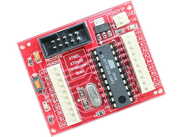 SISTEMA DE DESARROLLO PARA AT TINY26. Clic para ampliar