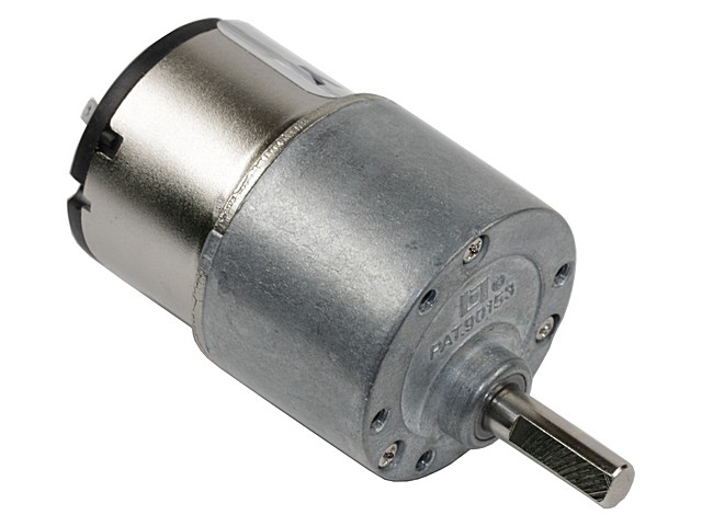 MOTOR DC REDUCTOR 12V 0,5 RPM. Clic para ampliar