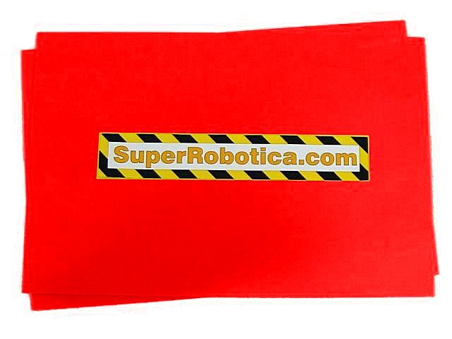 KIT 2 PANELES PVC 5 MM 30 X 40 CM ROJO. Clic para ampliar