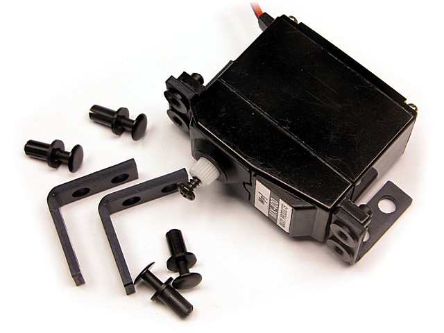 JUEGO SOPORTES 90º PARA SERVO. Clic para ampliar