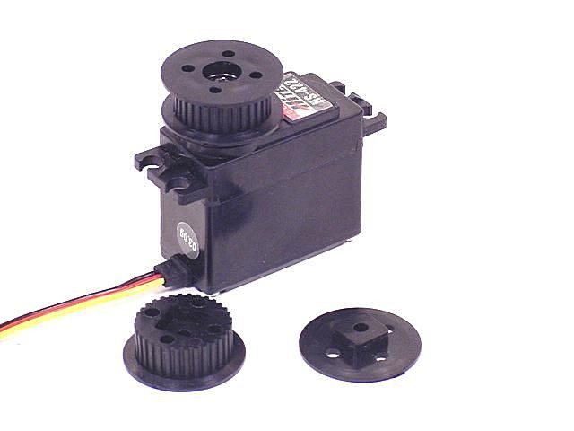 ADAPTADOR DE CORREA DENTADA MXL PARA SERVO HITEC. Clic para ampliar