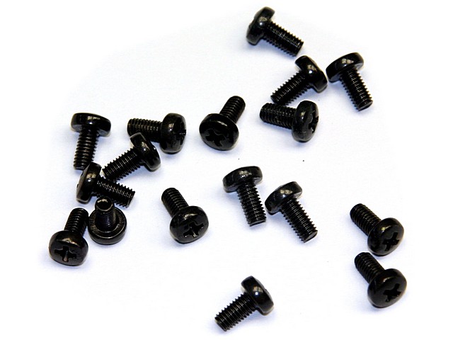 TORNILLO NEGRO DIN 7985 M3 X 6 MM 25 UNIDADES. Clic para ampliar