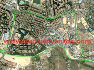 Ejemplo de visualizacion de una ruta en Google Earth sin mostrar detalles. Clic para ampliar